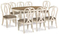 Realyn Dining Table and 8 Chairs Signature Design by Ashley®