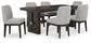 Burkhaus Dining Table and 6 Chairs Signature Design by Ashley®