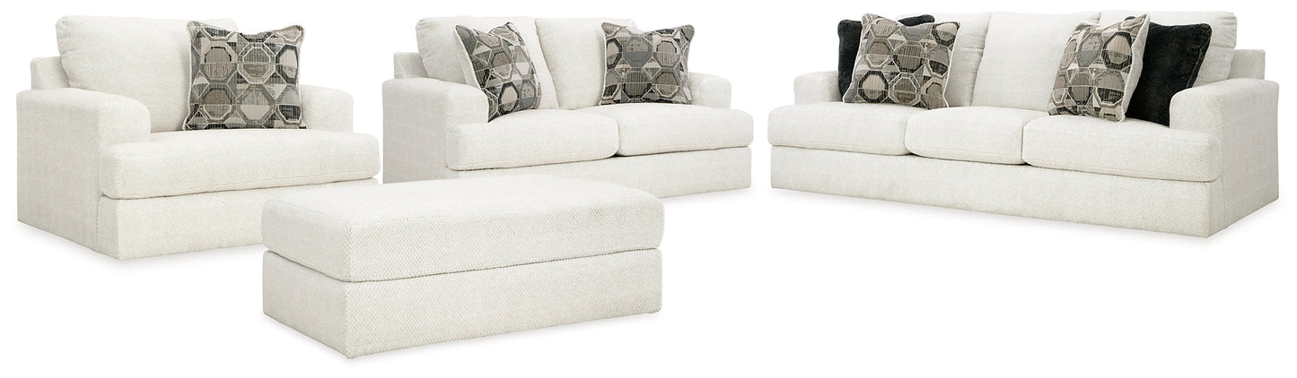 Karinne Sofa, Loveseat, Chair and Ottoman Signature Design by Ashley®
