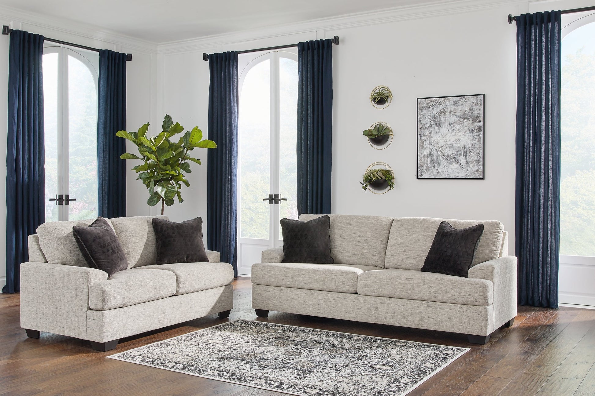 Vayda Sofa, Loveseat, Chair and Ottoman Signature Design by Ashley®