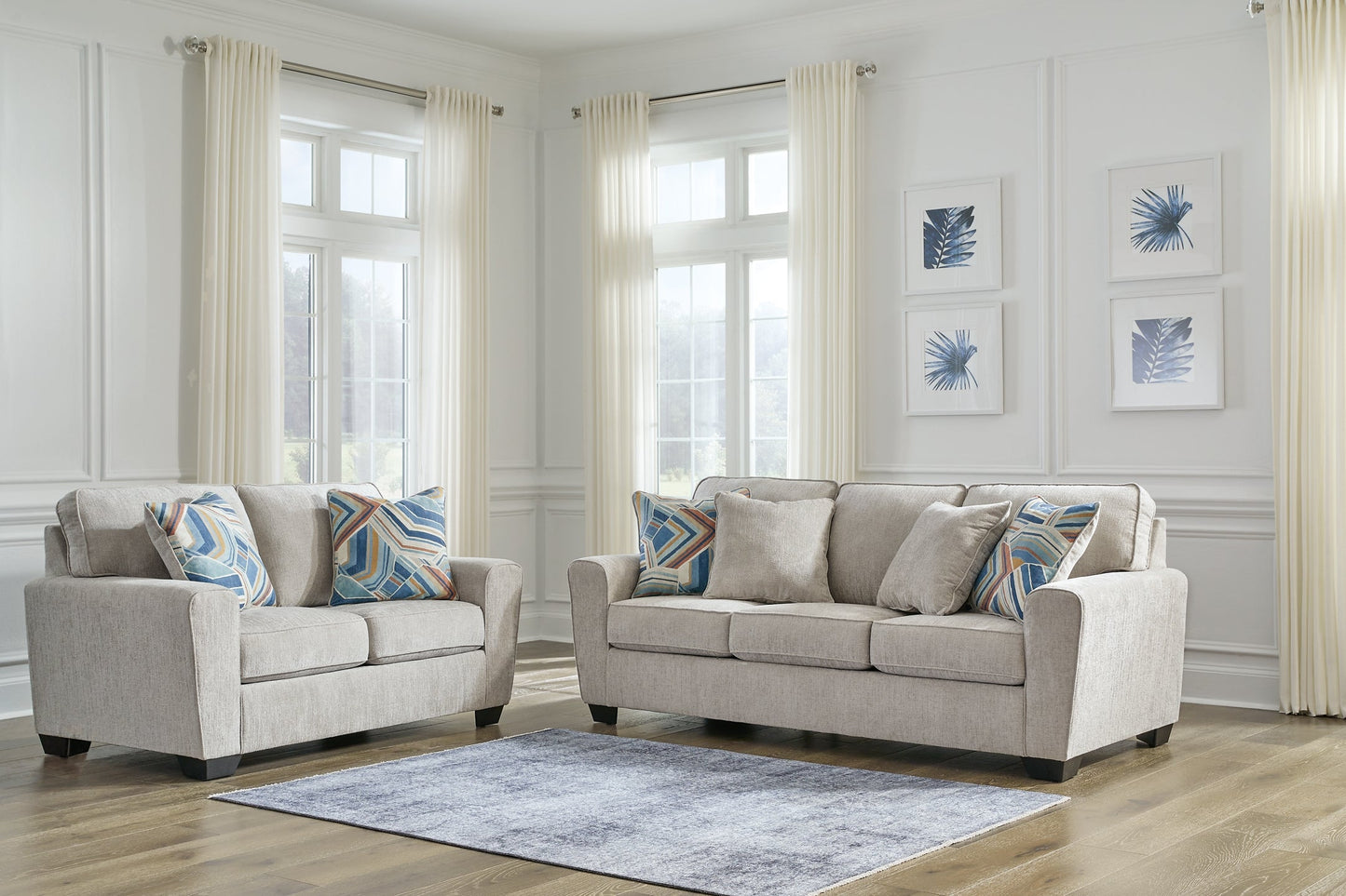 Cashton Sofa, Loveseat, Chair and Ottoman Ashley®
