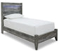 Baystorm Twin Panel Bed with Mirrored Dresser Signature Design by Ashley®