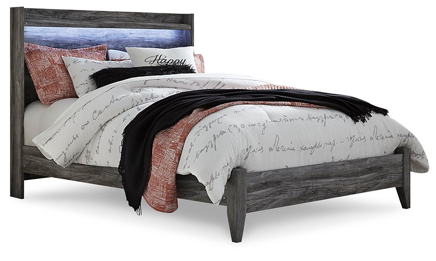 Baystorm Queen Panel Bed with Mirrored Dresser and Nightstand Signature Design by Ashley®