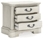 Arlendyne California King Upholstered Bed with Mirrored Dresser, Chest and Nightstand Signature Design by Ashley®