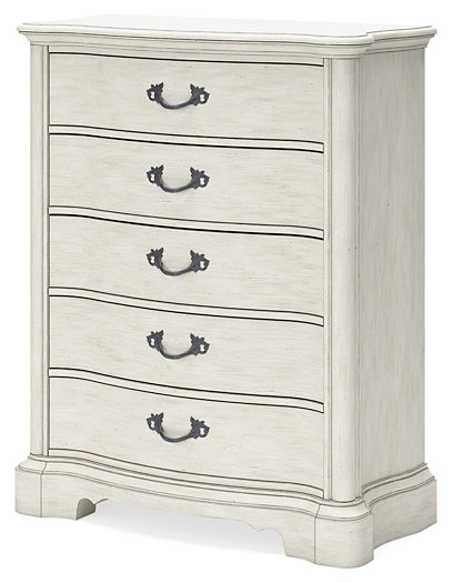 Arlendyne California King Upholstered Bed with Mirrored Dresser, Chest and Nightstand Signature Design by Ashley®