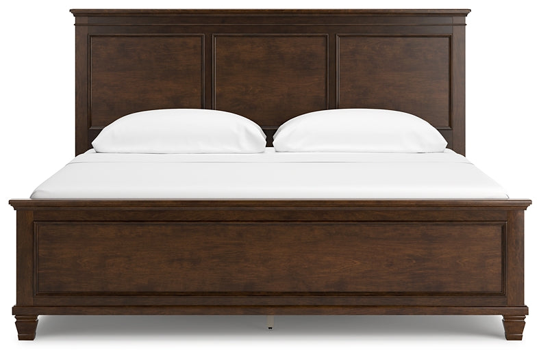 Danabrin California King Panel Bed with Mirrored Dresser, Chest and Nightstand Signature Design by Ashley®