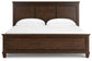 Danabrin California King Panel Bed with Mirrored Dresser Signature Design by Ashley®