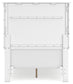 Fortman Twin Panel Bed with Mirrored Dresser Signature Design by Ashley®