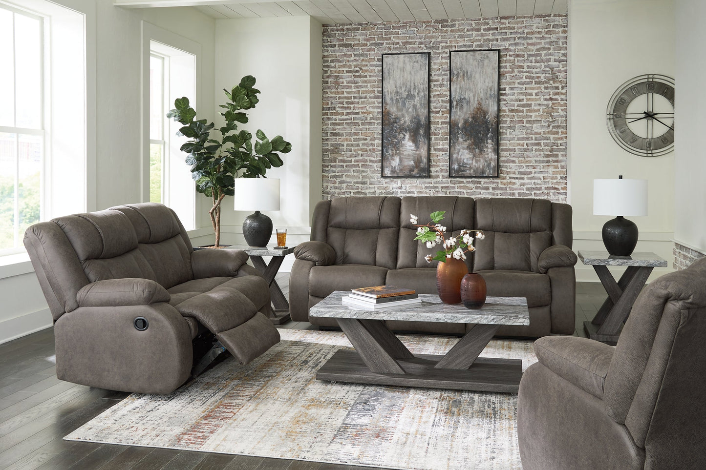 First Base Sofa, Loveseat and Recliner Signature Design by Ashley®