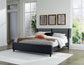 Danziar King Panel Bed with Mirrored Dresser and Nightstand Signature Design by Ashley®