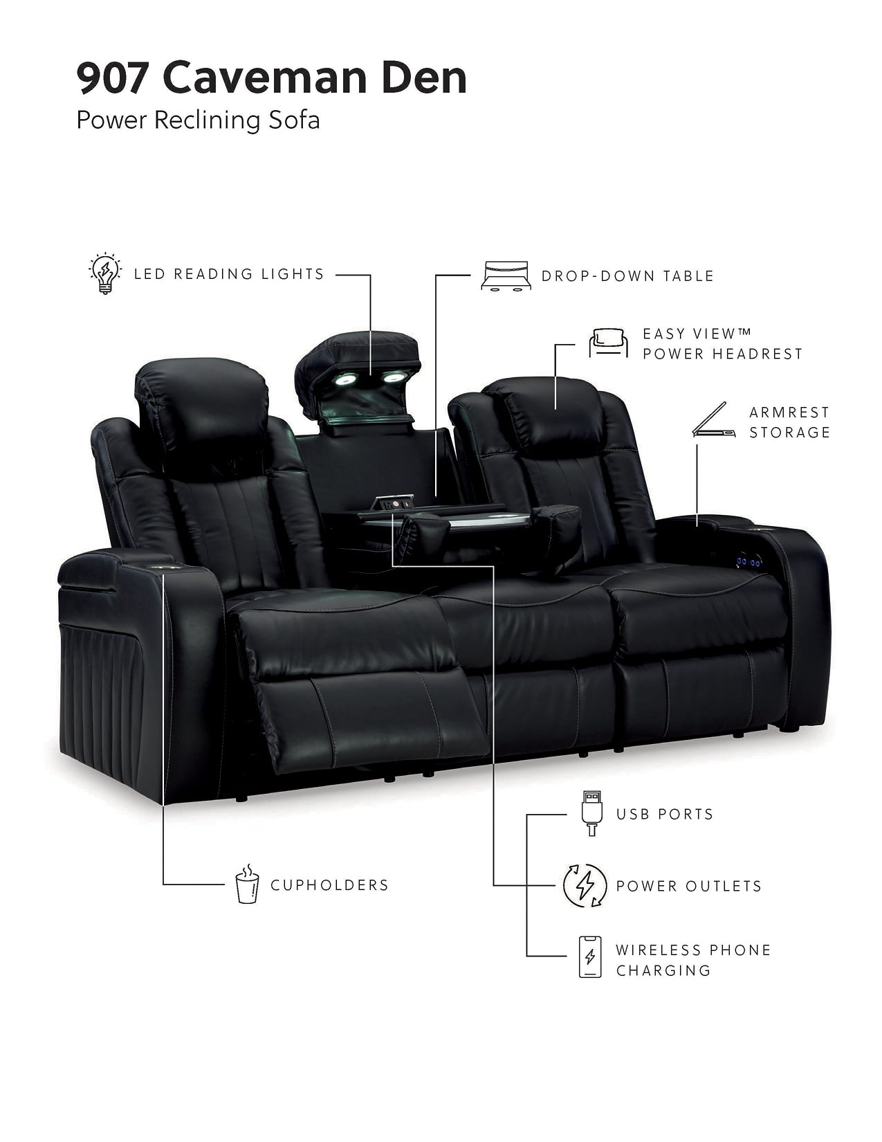 Caveman Den Sofa and Loveseat Signature Design by Ashley®
