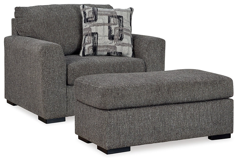 Gardiner Chair and Ottoman Signature Design by Ashley®