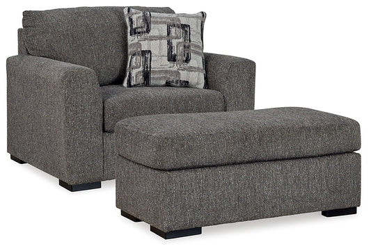 Gardiner Chair and Ottoman Signature Design by Ashley®