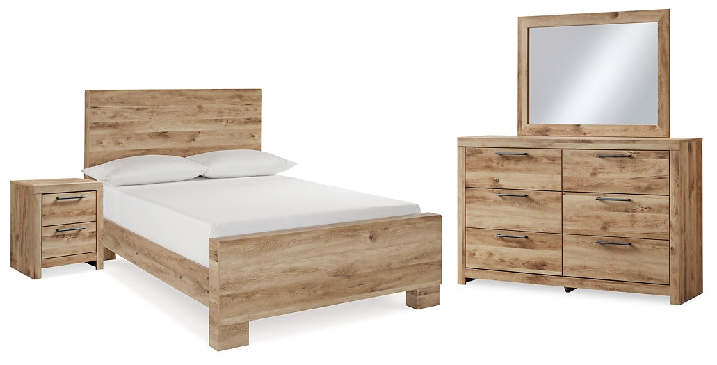 Hyanna Full Panel Bed with Mirrored Dresser and Nightstand Signature Design by Ashley®