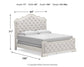 Arlendyne California King Upholstered Bed with Mirrored Dresser Signature Design by Ashley®