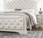 Arlendyne King Upholstered Bed with Mirrored Dresser Signature Design by Ashley®