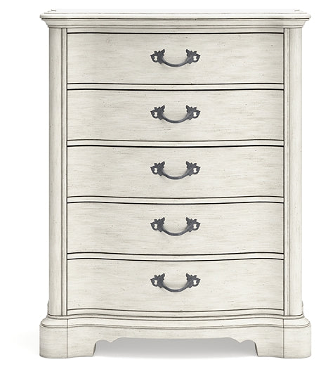 Arlendyne Queen Upholstered Bed with Mirrored Dresser, Chest and Nightstand Signature Design by Ashley®