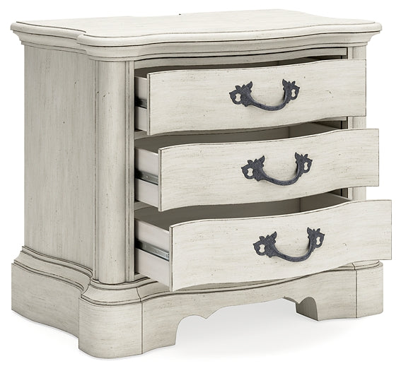 Arlendyne Queen Upholstered Bed with Mirrored Dresser, Chest and Nightstand Signature Design by Ashley®