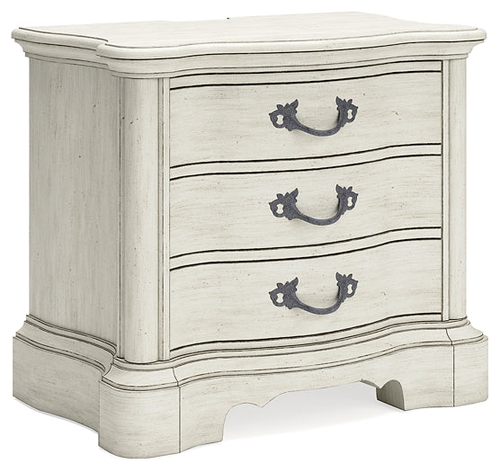 Arlendyne Queen Upholstered Bed with Mirrored Dresser, Chest and Nightstand Signature Design by Ashley®