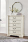Arlendyne Queen Upholstered Bed with Mirrored Dresser, Chest and Nightstand Signature Design by Ashley®