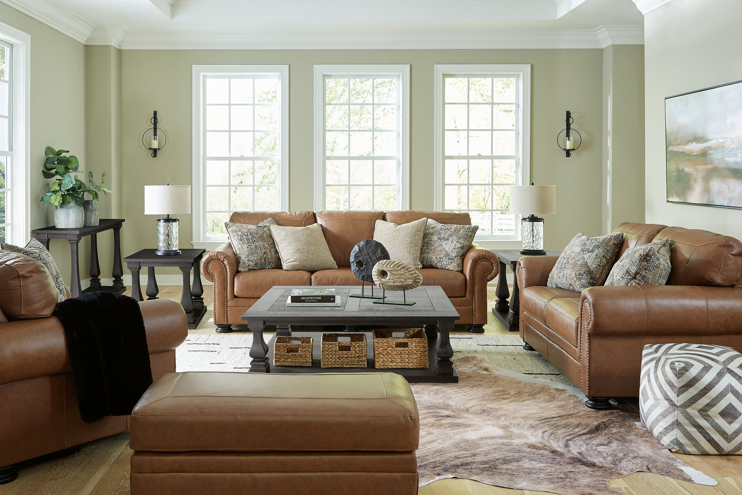 Carianna Sofa, Loveseat, Chair and Ottoman Signature Design by Ashley®