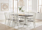 Darborn Dining Table and 8 Chairs Signature Design by Ashley®