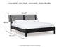 Danziar Queen Panel Bed with Mirrored Dresser Signature Design by Ashley®