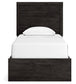 Belachime Twin Panel Bed with Mirrored Dresser, Chest and Nightstand Signature Design by Ashley®