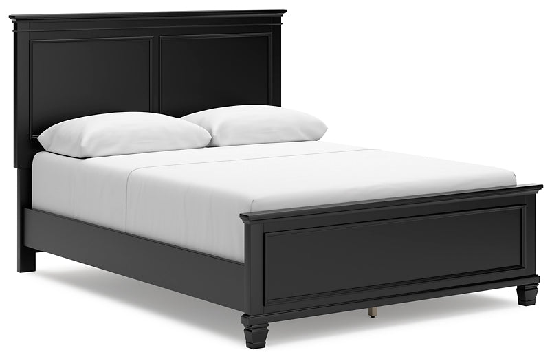 Lanolee Queen Panel Bed with Mirrored Dresser, Chest and Nightstand Signature Design by Ashley®