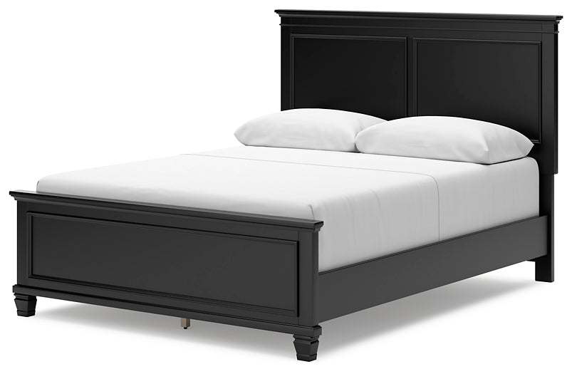 Lanolee Queen Panel Bed with Mirrored Dresser, Chest and Nightstand Signature Design by Ashley®