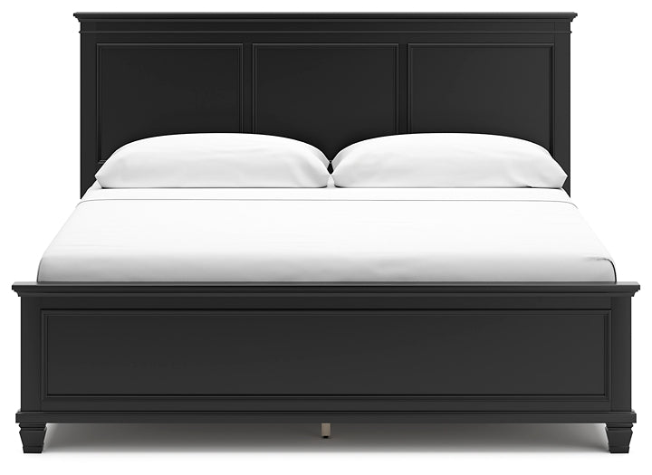 Lanolee King Panel Bed with Mirrored Dresser Signature Design by Ashley®