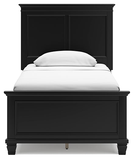 Lanolee Twin Panel Bed with Mirrored Dresser Signature Design by Ashley®