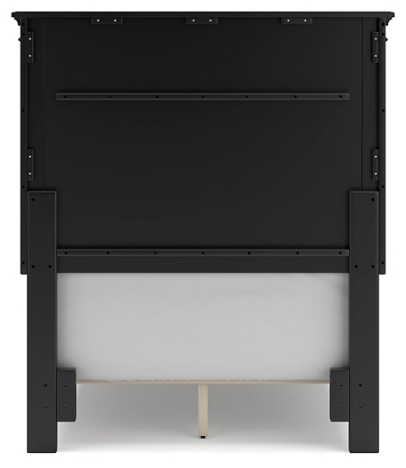 Lanolee Twin Panel Bed with Mirrored Dresser and Nightstand Signature Design by Ashley®