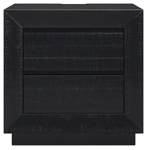 Londer Queen Panel Bed with Mirrored Dresser, Chest and Nightstand Millennium® by Ashley