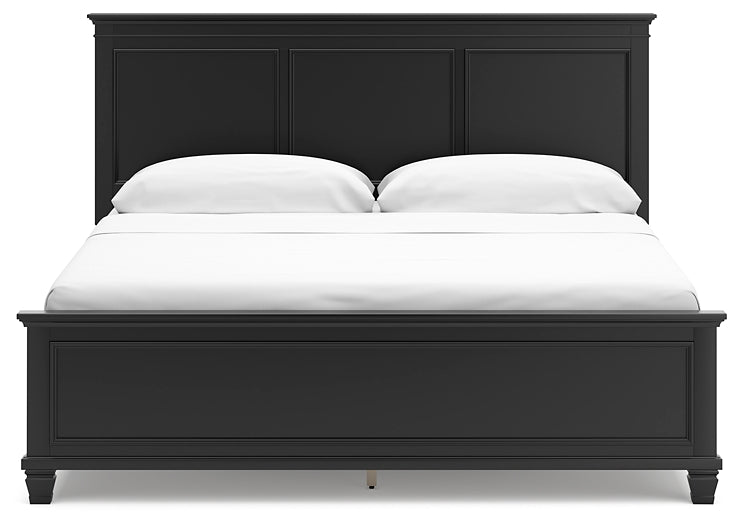 Lanolee California King Panel Bed with Mirrored Dresser Signature Design by Ashley®