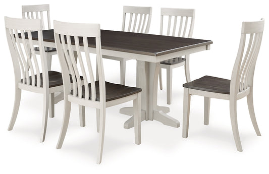 Darborn Dining Table and 6 Chairs Signature Design by Ashley®