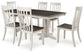 Darborn Dining Table and 6 Chairs Signature Design by Ashley®