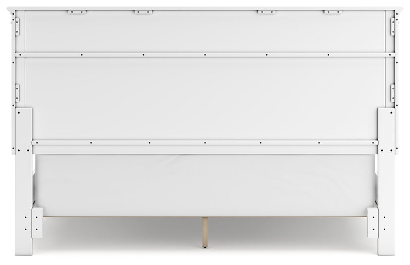 Fortman California King Panel Bed with Mirrored Dresser Signature Design by Ashley®