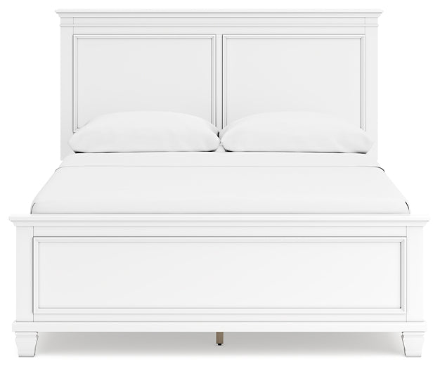 Fortman Queen Panel Bed with Mirrored Dresser, Chest and Nightstand Signature Design by Ashley®