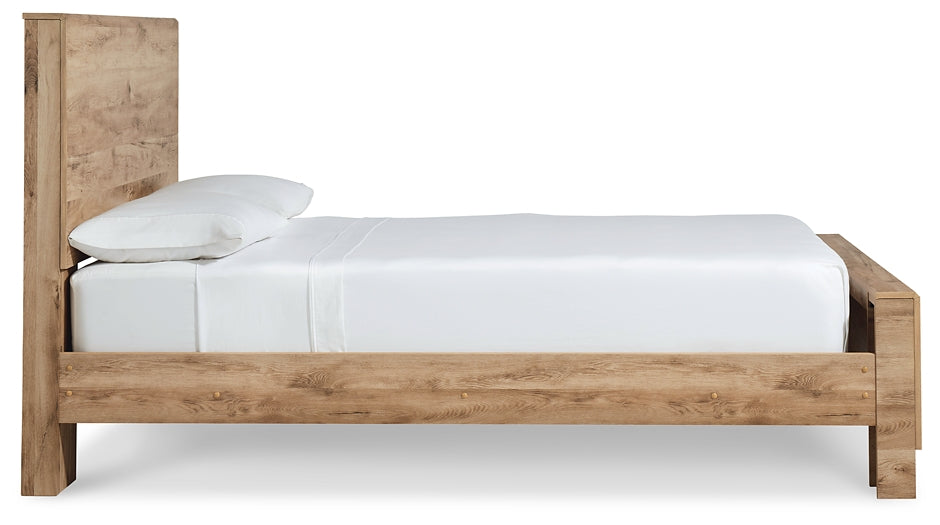 Hyanna Queen Panel Bed with Mirrored Dresser Signature Design by Ashley®