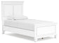 Fortman Twin Panel Bed with Mirrored Dresser and Nightstand Signature Design by Ashley®