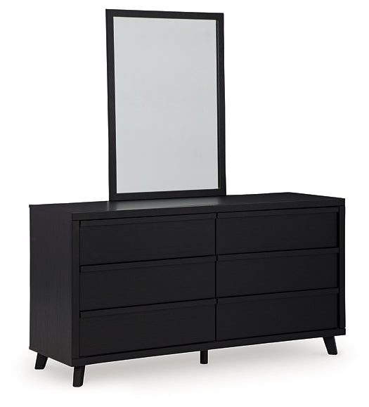 Danziar Queen Panel Bed with Mirrored Dresser and Nightstand Signature Design by Ashley®