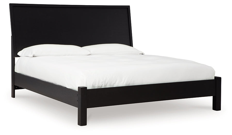 Danziar Queen Panel Bed with Mirrored Dresser and Nightstand Signature Design by Ashley®