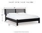 Danziar King Panel Bed with Mirrored Dresser Signature Design by Ashley®