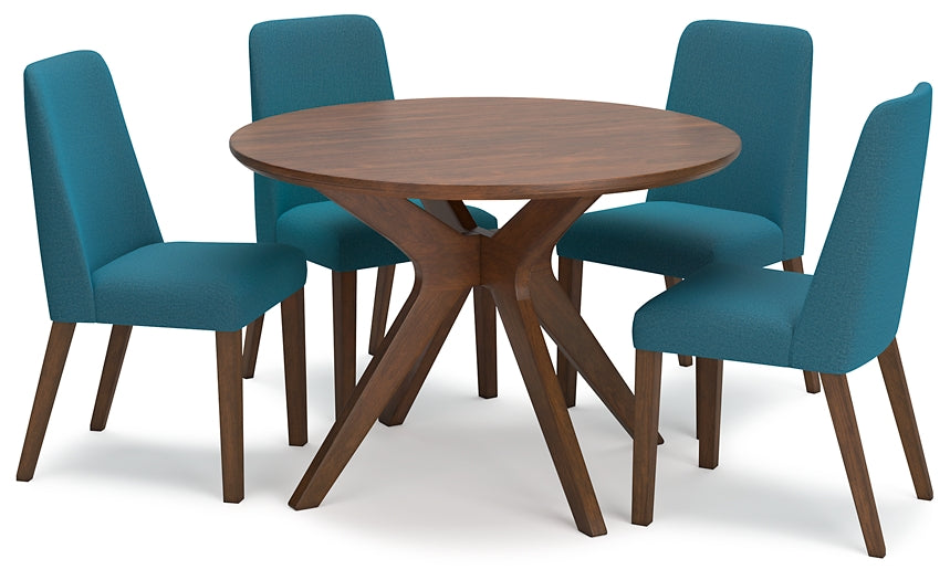 Lyncott Dining Table and 4 Chairs Signature Design by Ashley®