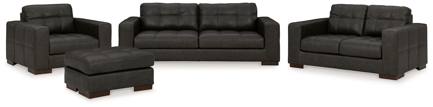Luigi Sofa, Loveseat, Chair and Ottoman Signature Design by Ashley®