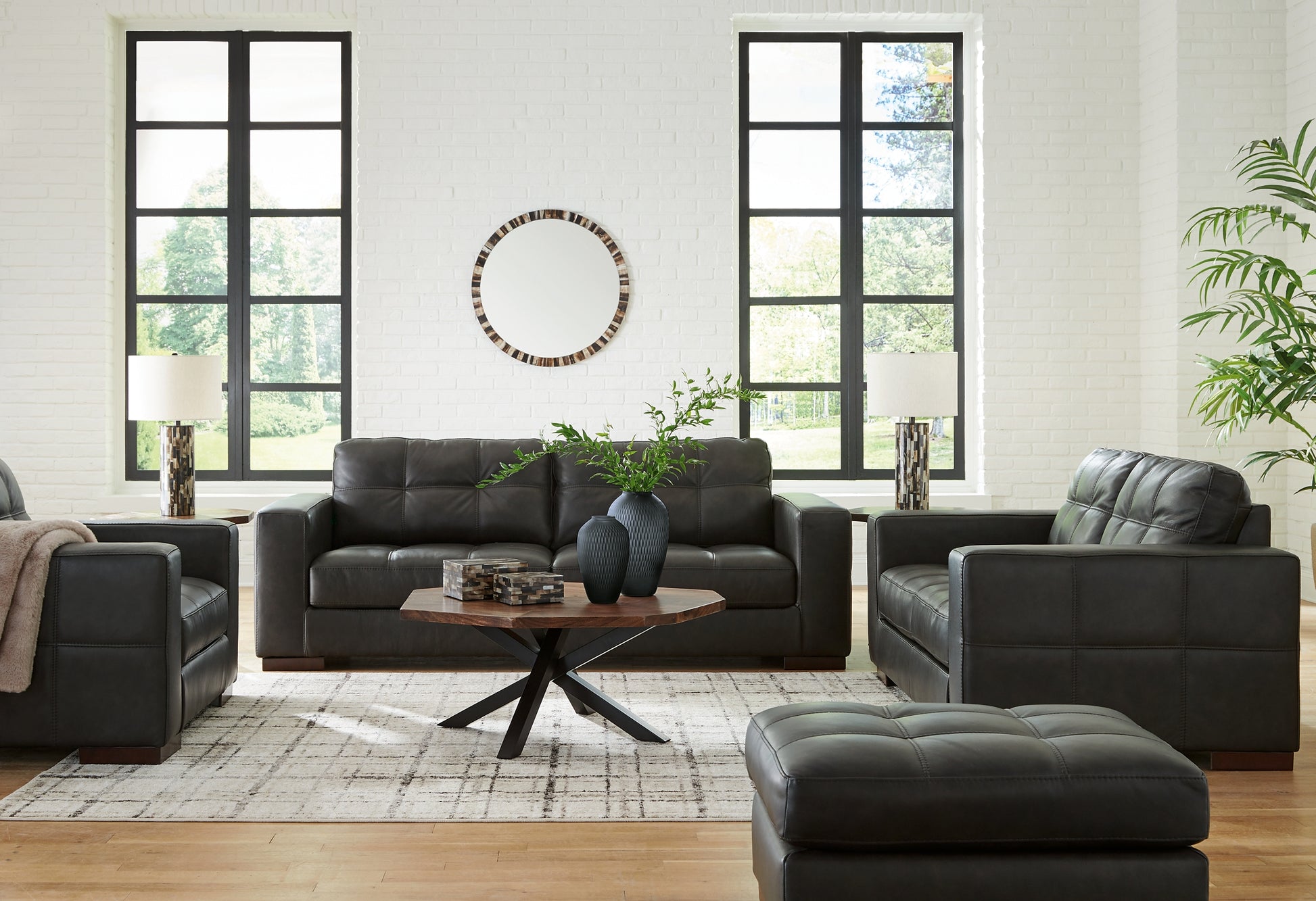 Luigi Sofa, Loveseat, Chair and Ottoman Signature Design by Ashley®