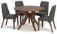 Lyncott Dining Table and 4 Chairs Signature Design by Ashley®