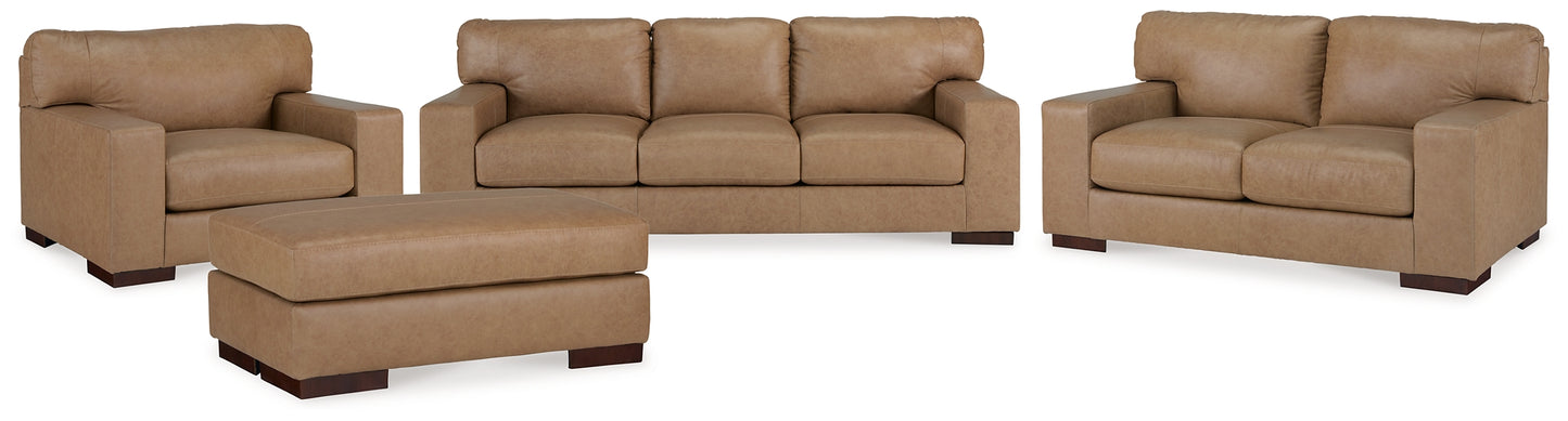 Lombardia Sofa, Loveseat, Chair and Ottoman Signature Design by Ashley®