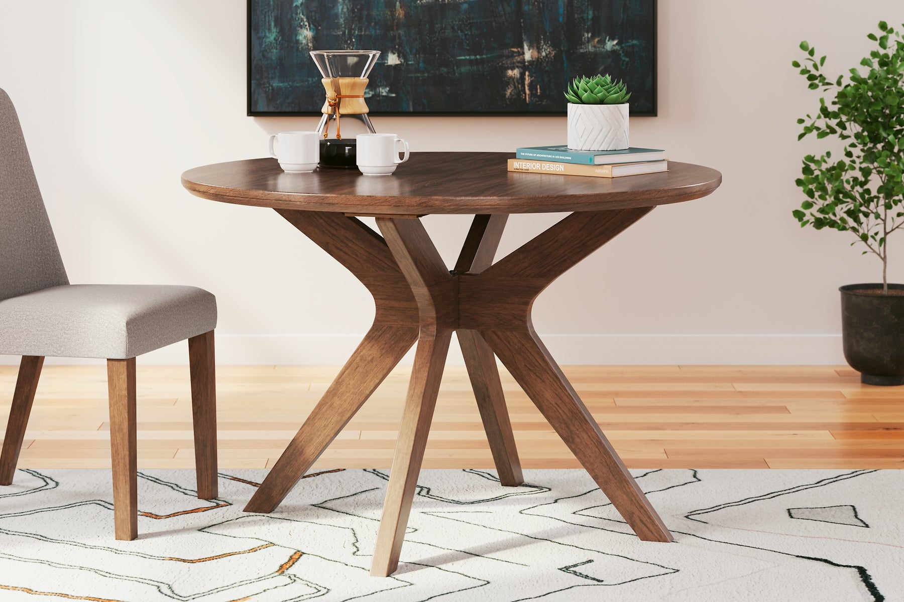 Lyncott Dining Table and 4 Chairs Signature Design by Ashley®